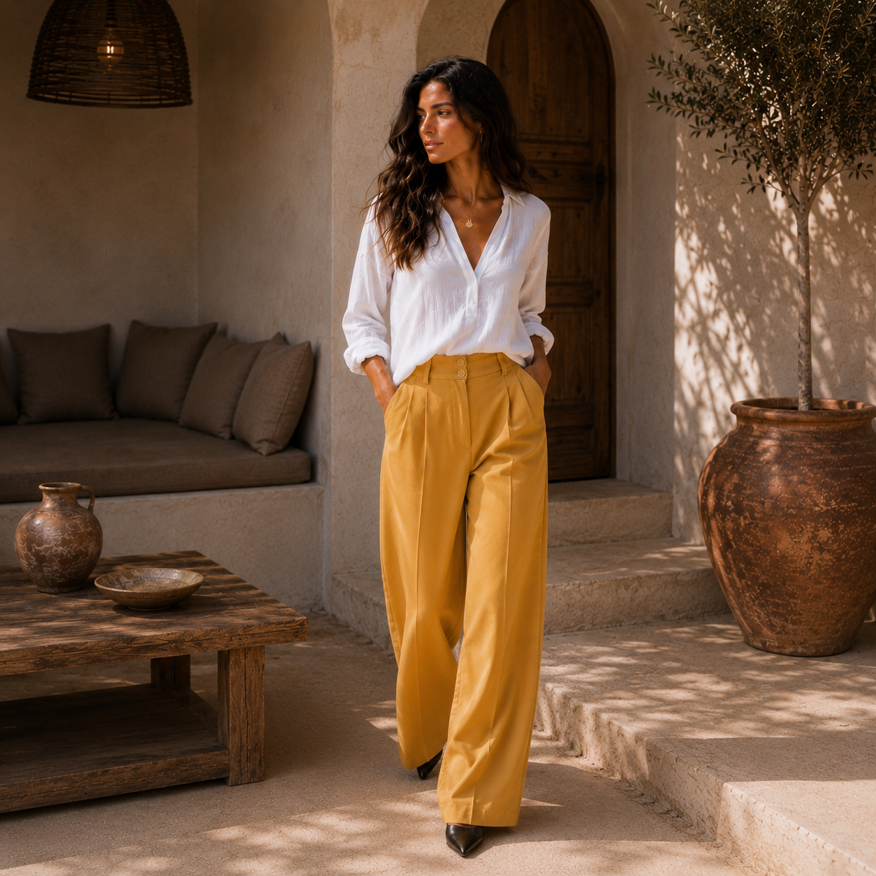 AURORA™ | PANTALÓN PALAZZO