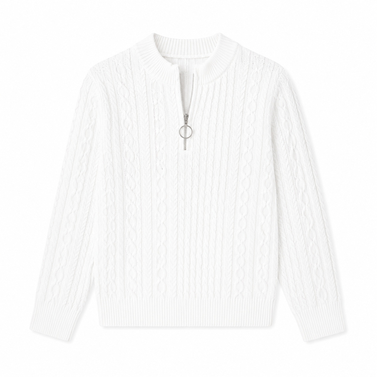 JERSEY KNIT ZIP