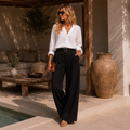 BLUSA CON CUELLO EN V