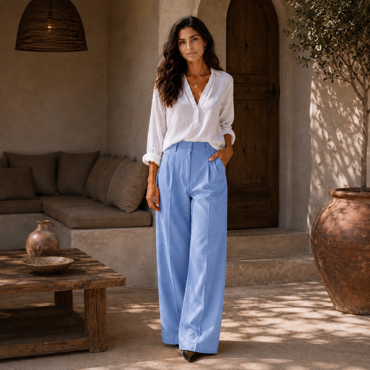 AURORA™ | PANTALÓN PALAZZO
