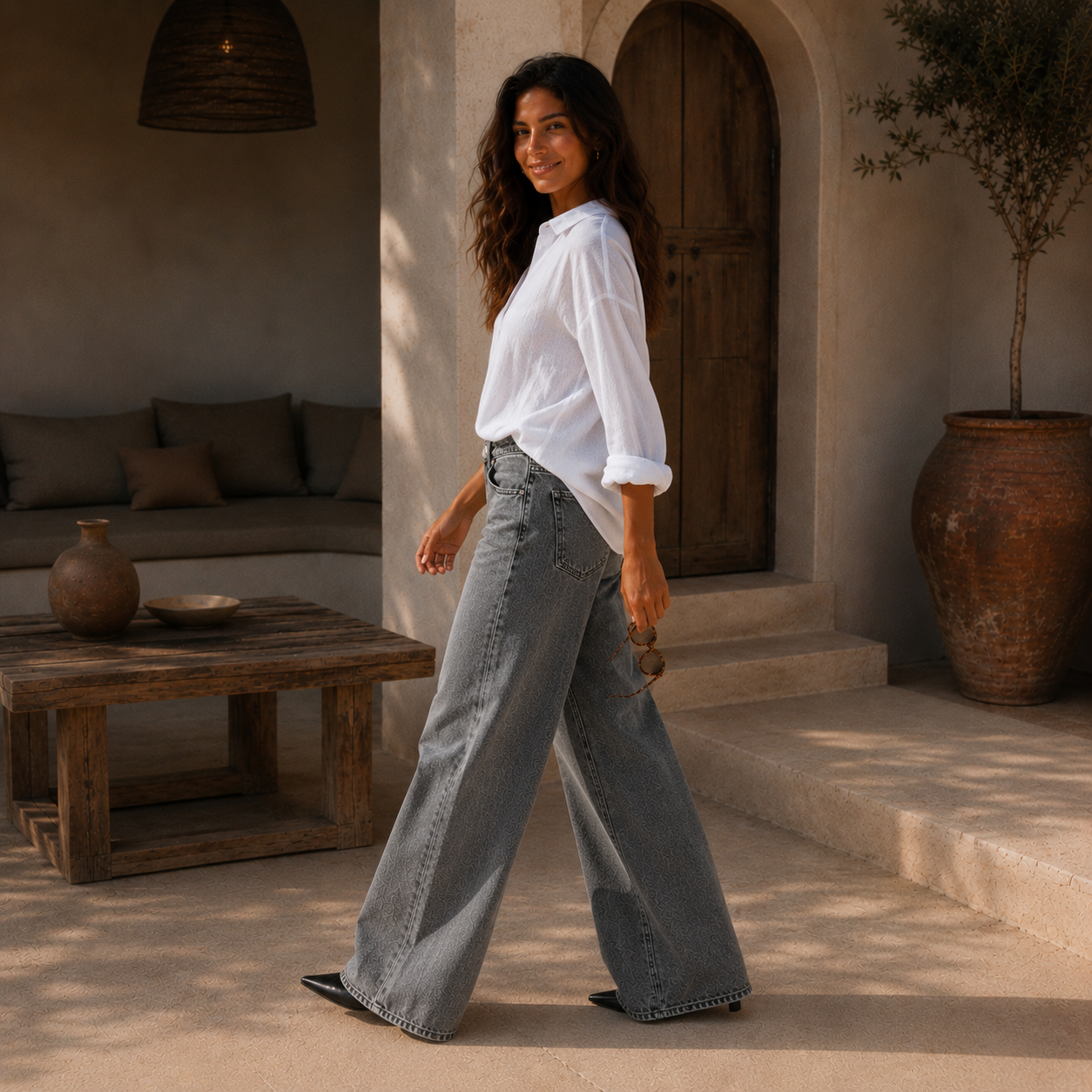 PANTALÓN VINTAJE GRIS
